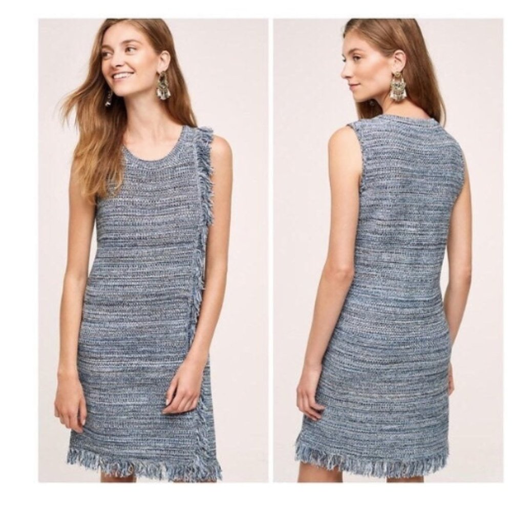 Anthropologie Holding Horses Fringed Sweater Dress